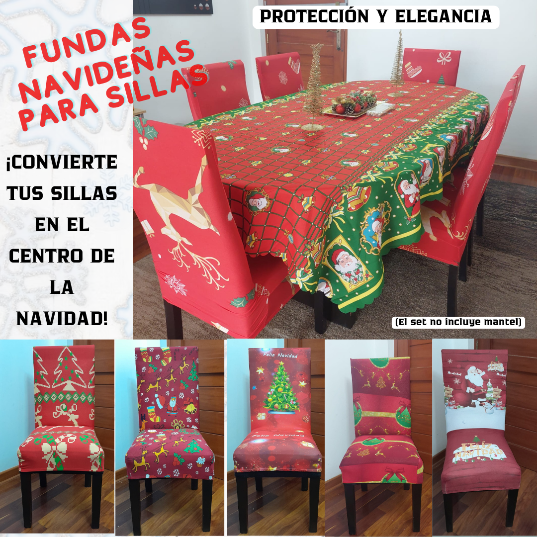 Fundas Navideñas para Sillas